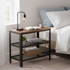 Songmics Kavos staliukas VASAGLE 60x30x60 cm rudas