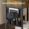 Songmics Naktinis staliukas su lizdais ir USB jungtimis 60x31,5x60 cm