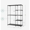 Songmics Spinta, 112x43x165 cm, Juoda