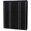 Songmics Spinta, 150x45x175 cm, Juoda