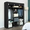 Songmics Spinta, 150x45x175 cm, Juoda