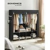 Songmics Spinta, 170x45x167 cm, Juoda