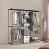 Songmics Kleiderschrank, Kleiderständer, Garderobenständer