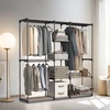 Songmics Kleiderschrank, Kleiderständer, Garderobenständer