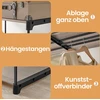 Songmics Kleiderschrank, Kleiderständer, Garderobenständer