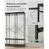 Songmics Spinta, 40x141x180 cm, Juoda