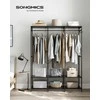 Songmics Spinta, 40x141x180 cm, Juoda
