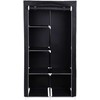 Songmics Spinta, 88x45x168 cm, Juoda