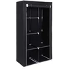 Songmics Spinta, 88x45x168 cm, Juoda