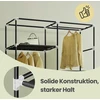 Songmics Spinta Audinys 45x127x180 cm Juoda
