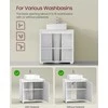 Songmics Spintelė po kriaukle 60x30x60 cm balta MDF