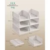 Songmics Spintos organizatorių rinkinys, 43x33x18.5 cm, balta, plastikas