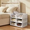 Songmics Spintos organizatorius, 43x33x18.5 cm, balta, plastikas