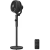 Songmics Stalinis ventiliatorius 23,8x35,4x111,7 cm Juodas Reguliuojamas
