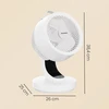 Songmics Stalinis ventiliatorius 25x26x38.4 cm Baltas