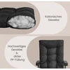 Songmics Kempingo kėdė, reguliuojamas atlošas 95°–150°, 6 cm paminkštinimas