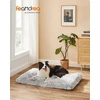 Songmics Guolis 105x68 cm ombre pilkos spalvos
