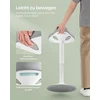 Songmics Reguliuojamo aukščio ir modernios pilkos spalvos stovima taburetė