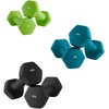 Songmics Svarmenų rinkinys, 2x1 kg 2x2 kg 2x3 kg, Šviesiai žalia Akvamarino mėlyna