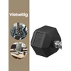 SONGMICS hantelių rinkinys, 2 vnt. hantelių rinkinys, šešiakampiai, trumpųjų hantelių rinkinys, 2 x 5kg, 2 x 10 kg, treniruotėms, fitneso treniruotėms, sunkiojo atletikos pratimams namuose, sporto salėje