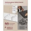 Songmics Kosmetinis staliukas su veidrodžiu 40 x 107 x 144 cm