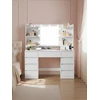 Songmics Kosmetinis stalas 40 × 107 × 144 cm