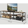 TV staliukas Songmics Televizoriaus staliukas VASAGLE 178x39x52 cm