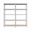 Sandėliavimo lentynos SONGMICS 2 vnt. 200 x 100 x 50 cm sidabrinės