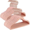 Songmics Vaikiškos drabužių pakabos, 30x0,5x20,5 cm, rožinė