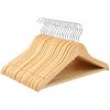 Songmics Vaikiškos drabužių pakabos, 32x1,2x19 cm, natūralios, medinės