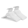 Songmics Vaikiškos medinės pakabos, 35x20x1,2 cm, baltos