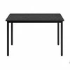 Songmics Valgomojo stalas 70x110x77 cm juodas