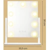 Songmics Makiažo veidrodis 6,5 x 30,5 x 36 cm