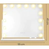 Songmics Kosmetinis veidrodis 10 × 55 × 45 cm