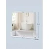 Songmics Vonios kambario spintelė su LED apšvietimu, 14,6 x 70 cm