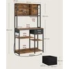 Songmics Virtuvės lentyna 100x40x180,8 cm Ruda Saugykla