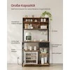 Songmics Virtuvės lentyna 100x40x180,8 cm Ruda Saugykla
