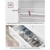 Songmics Virtuvės sandėliavimo spintelė 76x40x182 cm Balta MDF