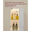 Songmics Vonios spintelė 30x30x170 cm Balta MDF
