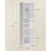 Songmics Vonios spintelė 30x30x170 cm Balta MDF