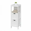 Songmics Vonios spintelė balta MDF 30x89x30 cm