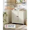 Songmics Vonios spintelė, 30x60x61.2 cm, Balta, Medis