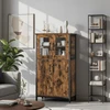 Songmics Virtuvės spintelė su reguliuojamomis lentynomis 60x30x108 cm