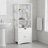 Songmics Vonios spintelė VASAGLE MDF 60x32,5x154 cm
