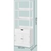 Songmics Vonios spintelė VASAGLE MDF 60x32,5x154 cm