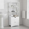 Songmics Vonios spintelė VASAGLE MDF 60x32,5x154 cm