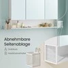 Songmics Vonios kambario spintelė su LED apšvietimu 16,6 x 90 cm