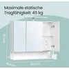 Songmics Vonios kambario spintelė su LED apšvietimu 16,6 x 90 cm