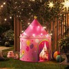 SONGMICS vaikiška žaidimų palapinė princesės pilis 101 x 101 x 135 cm LPT04PY