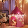 SONGMICS vaikiška žaidimų palapinė princesės pilis 101 x 101 x 135 cm LPT04PY